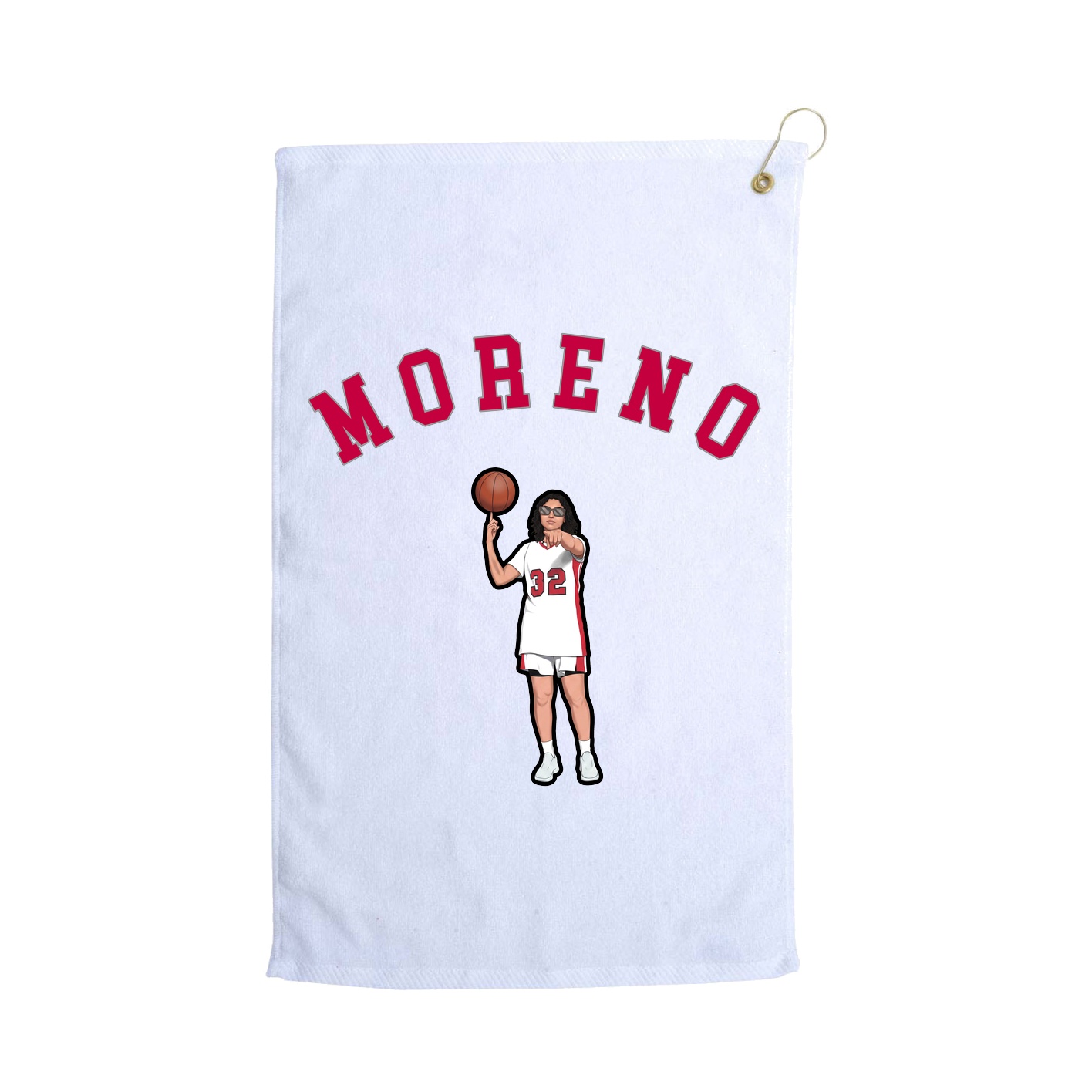 Golf Towel — Shirsey Arch in White
