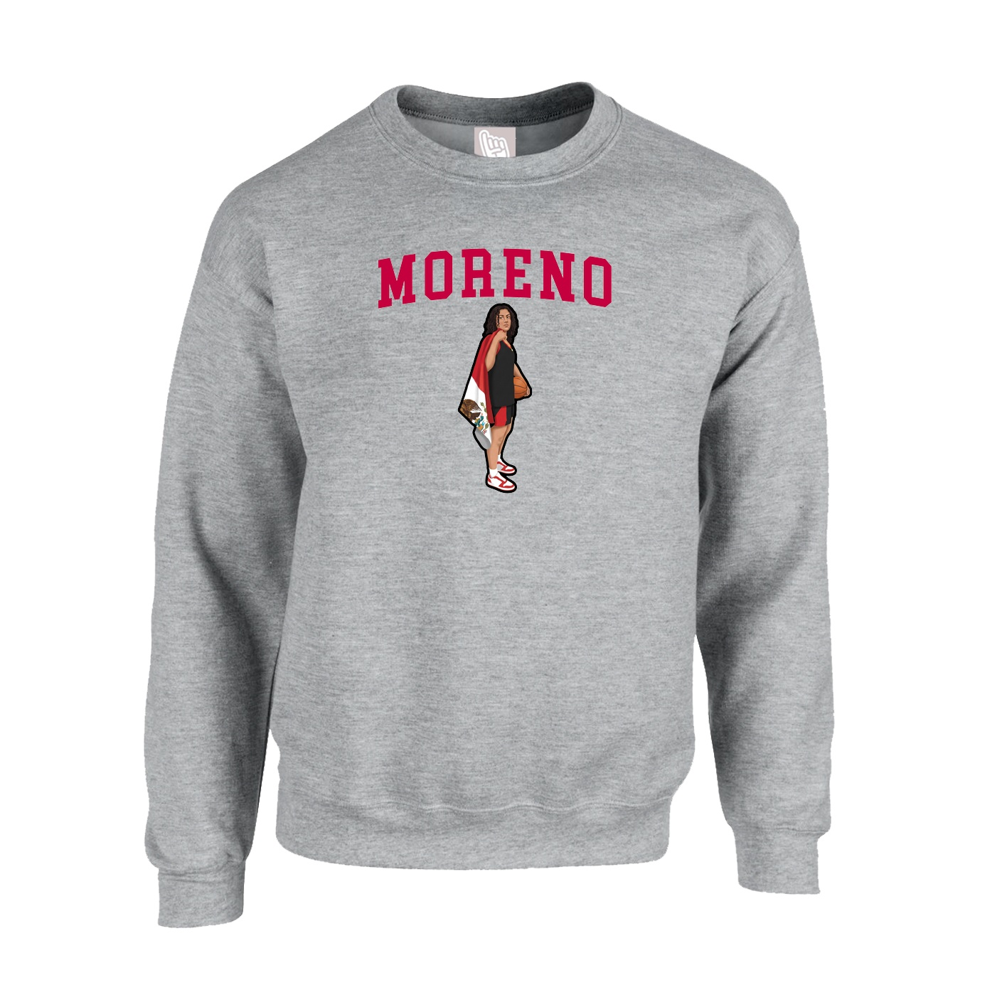 Fleece Crew — Shirsey in Grey