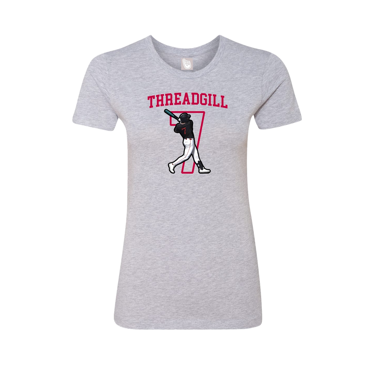 Fitted Women's Tee — Shirsey in Grey