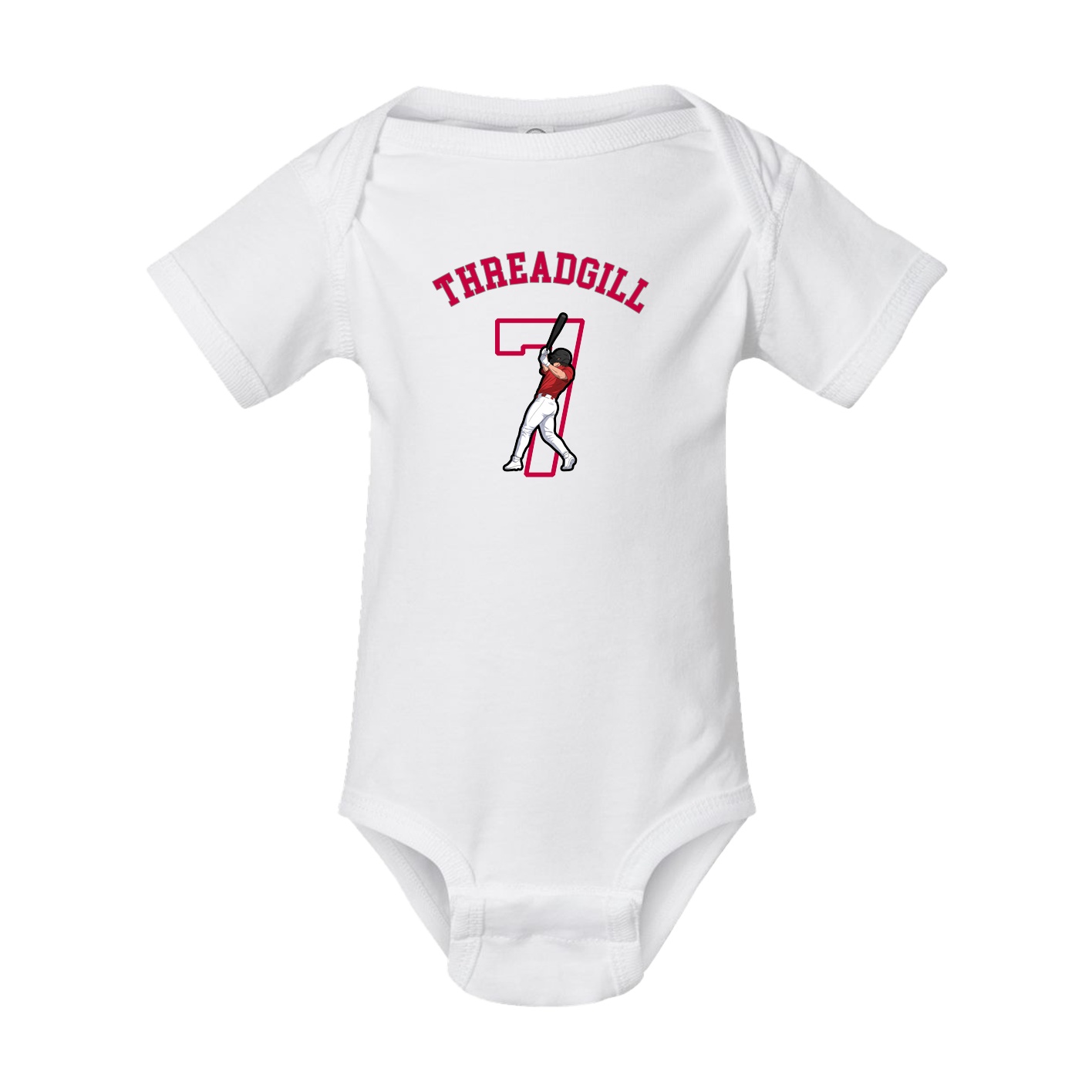 Baby Onesie — Shirsey Arch in White
