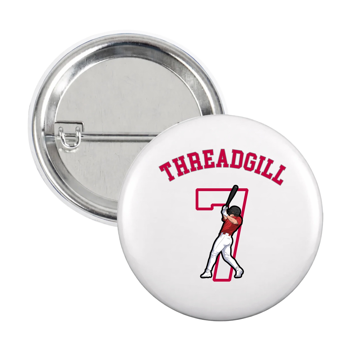Game Day Button — Shirsey Arch in White