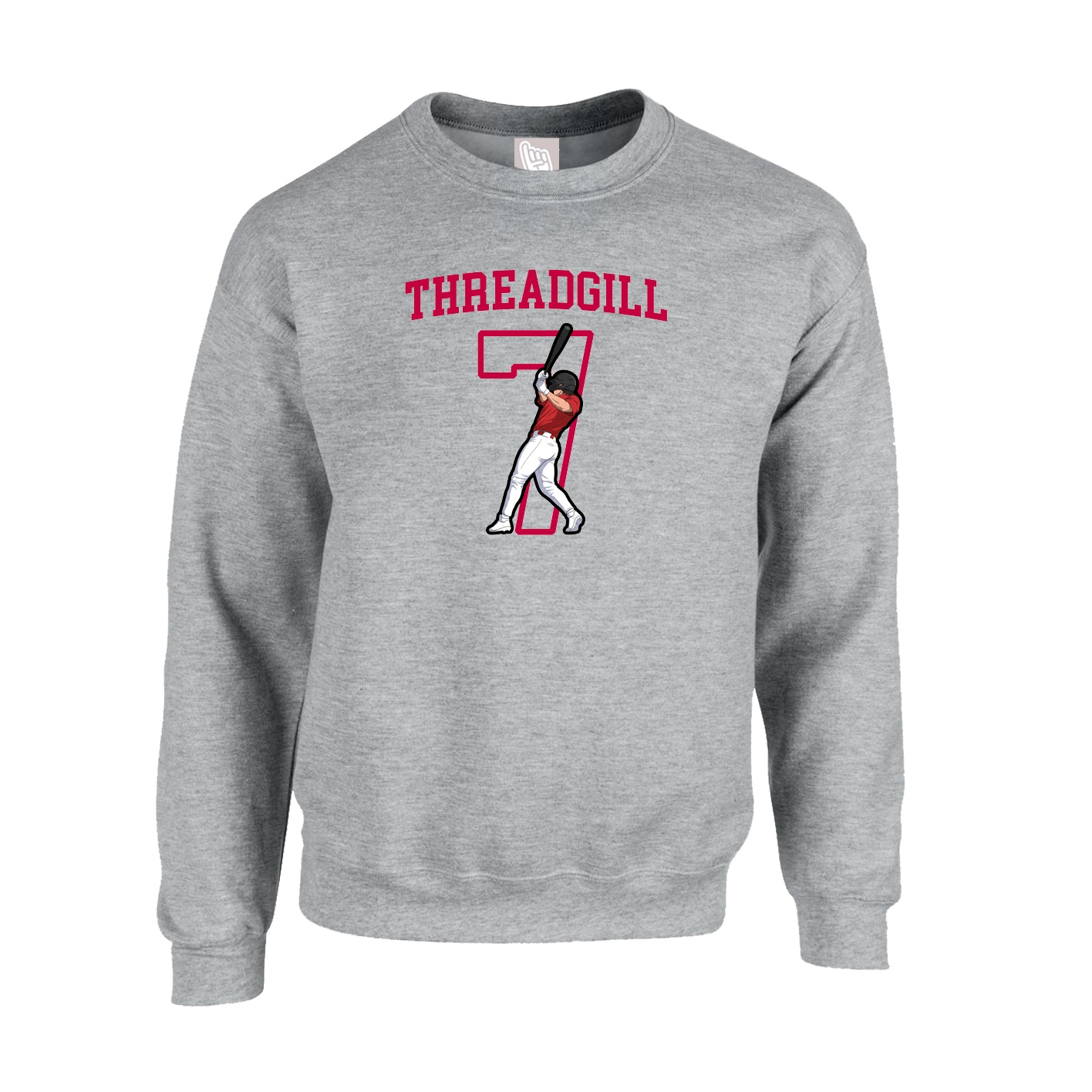 Fleece Crew — Shirsey in Grey