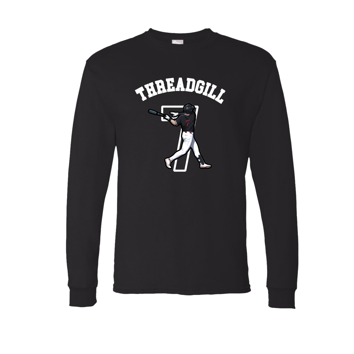 Long Sleeve Tee — Shirsey Arch in Black