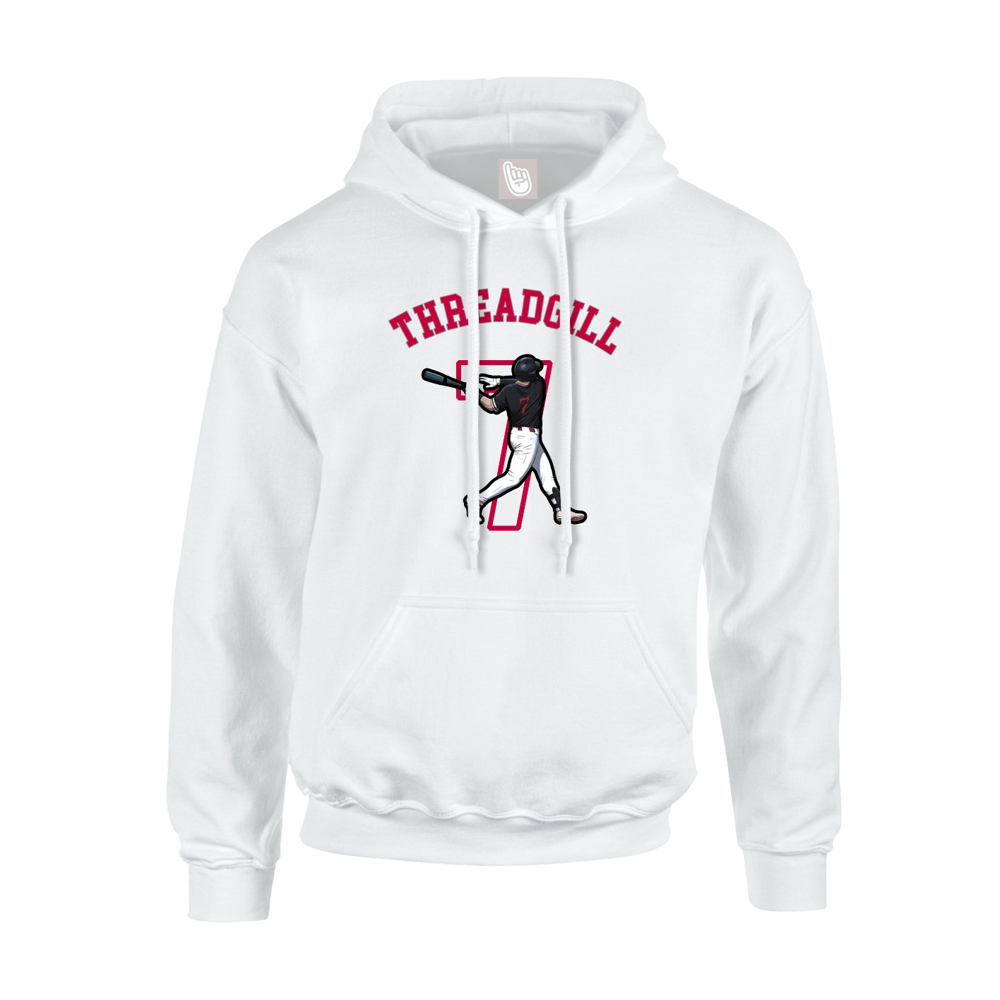 Youth Hoodie — Shirsey Arch in White
