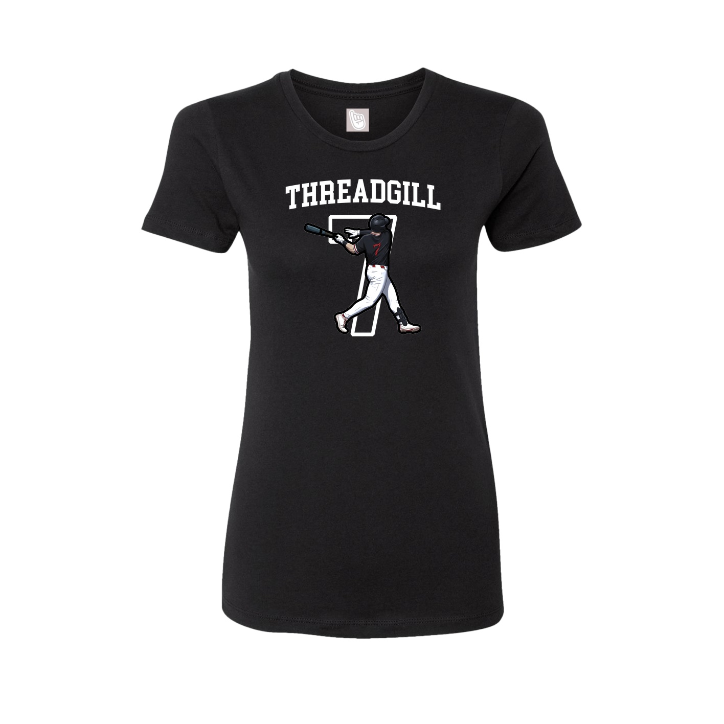 Fitted Women's Tee — Shirsey in Black