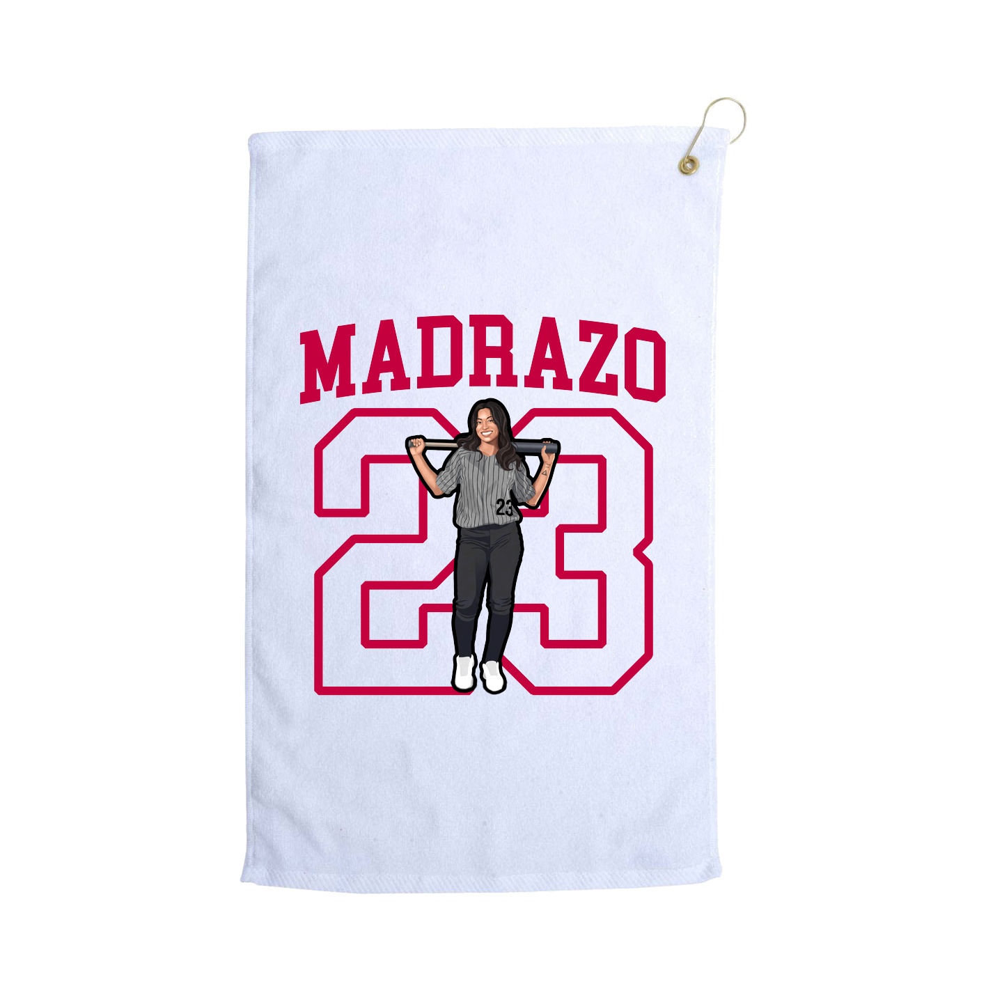 Golf Towel — Shirsey in White
