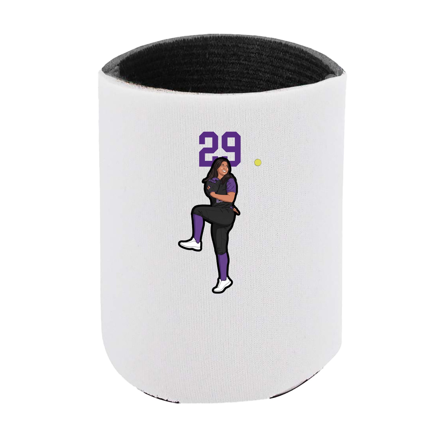 Can Holder — Number Top in White