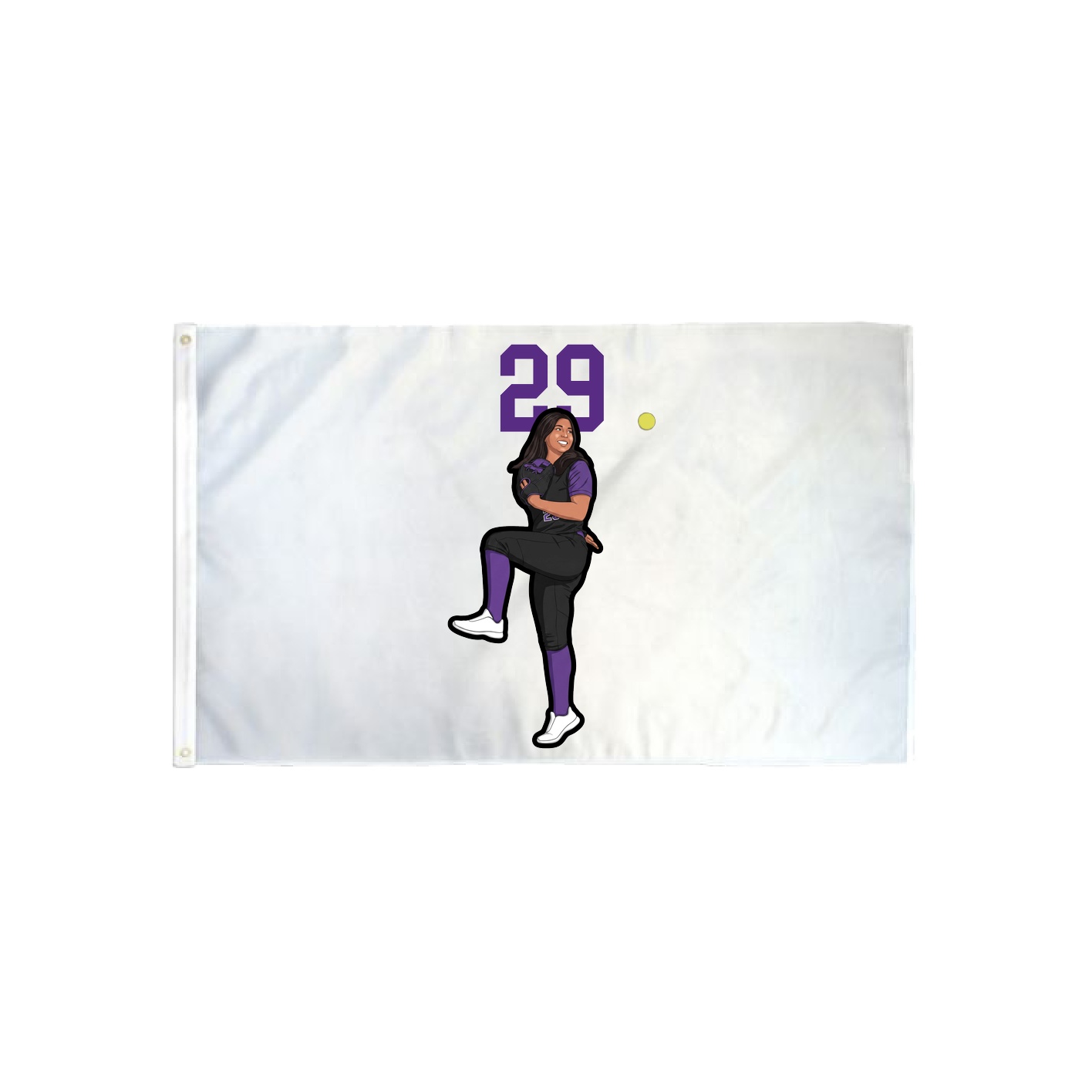 3x5 Flag — Number Top in Classic