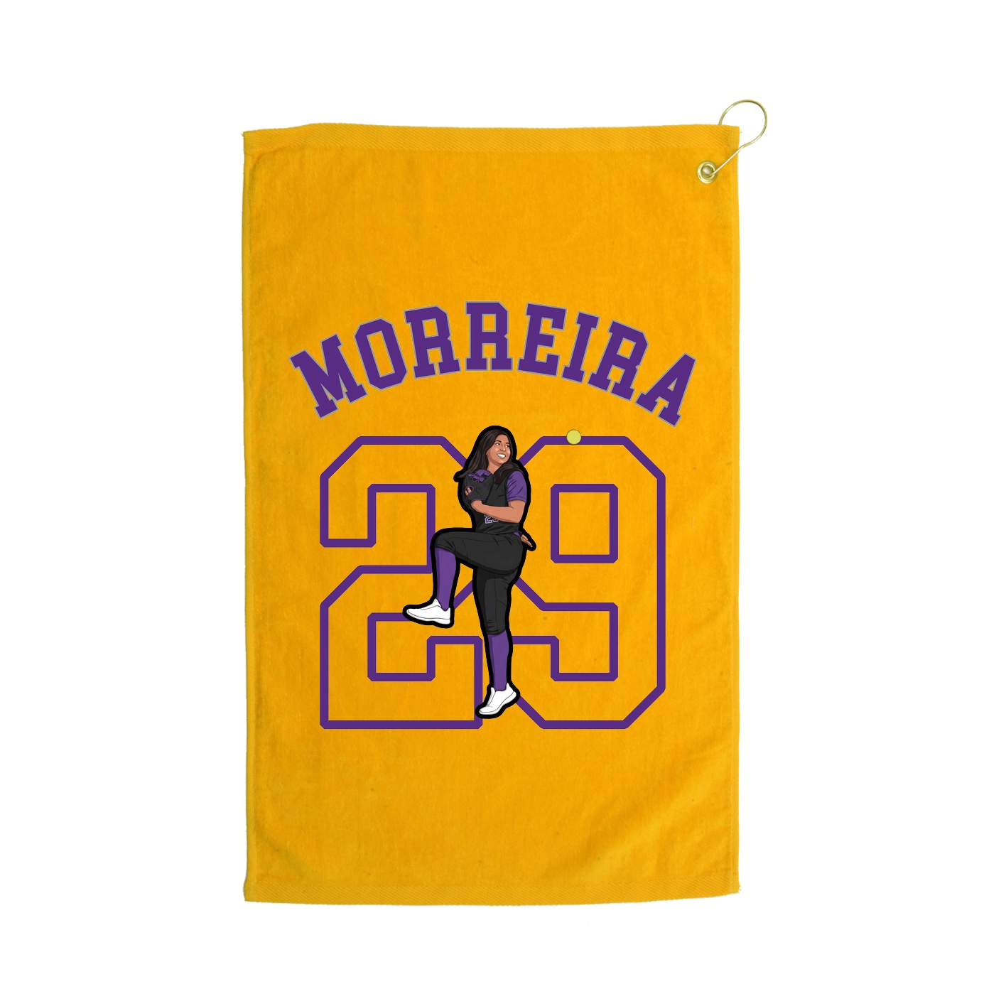 Golf Towel — Shirsey Arch in Gold