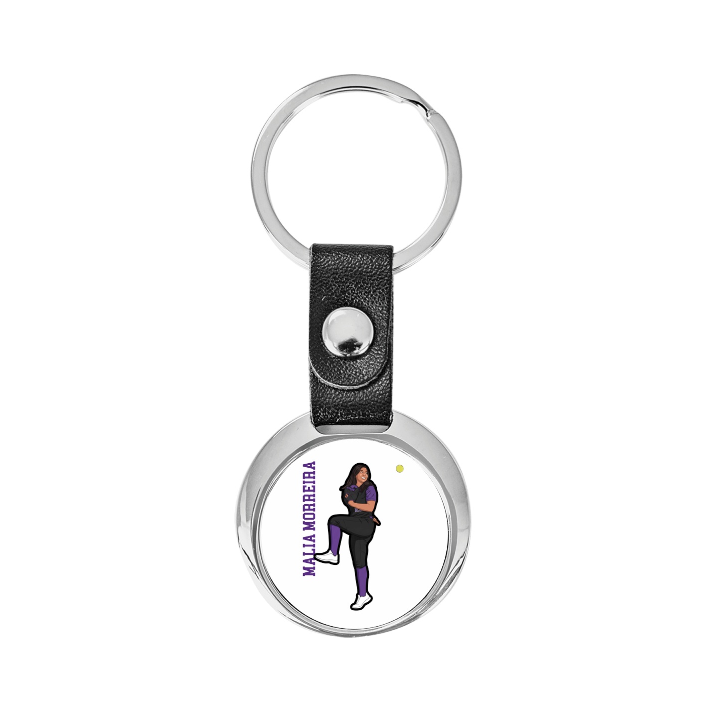 Key Chain — Name Vertical in Classic