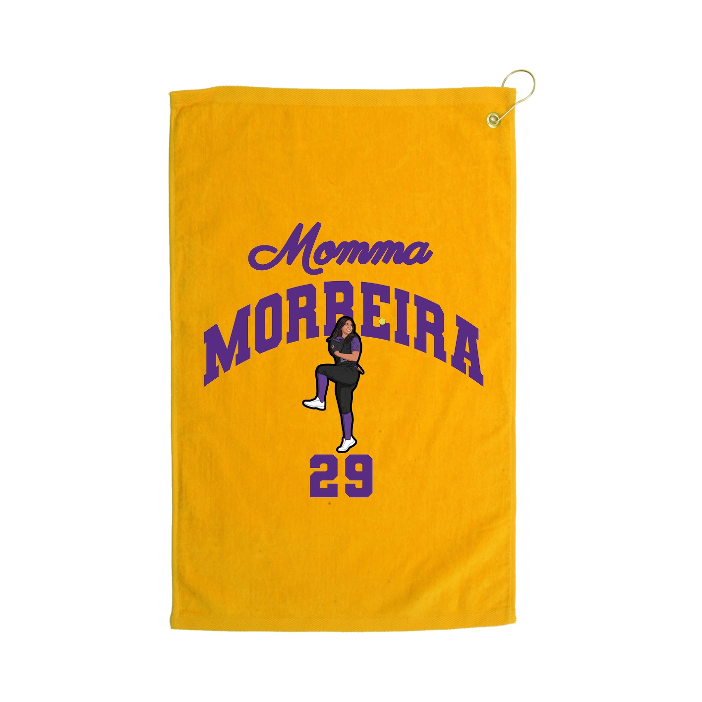 Golf Towel — Mothers Day Arch in Gold