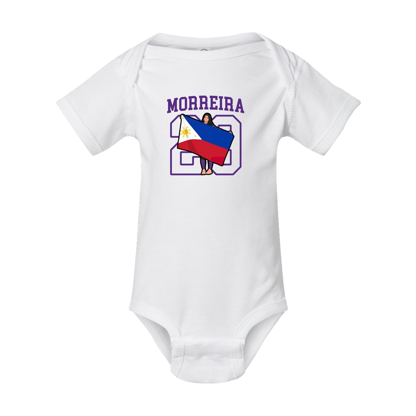 Baby Onesie — Shirsey in White