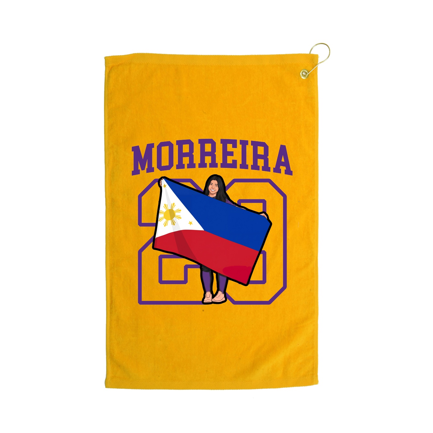 Golf Towel — Shirsey in Gold