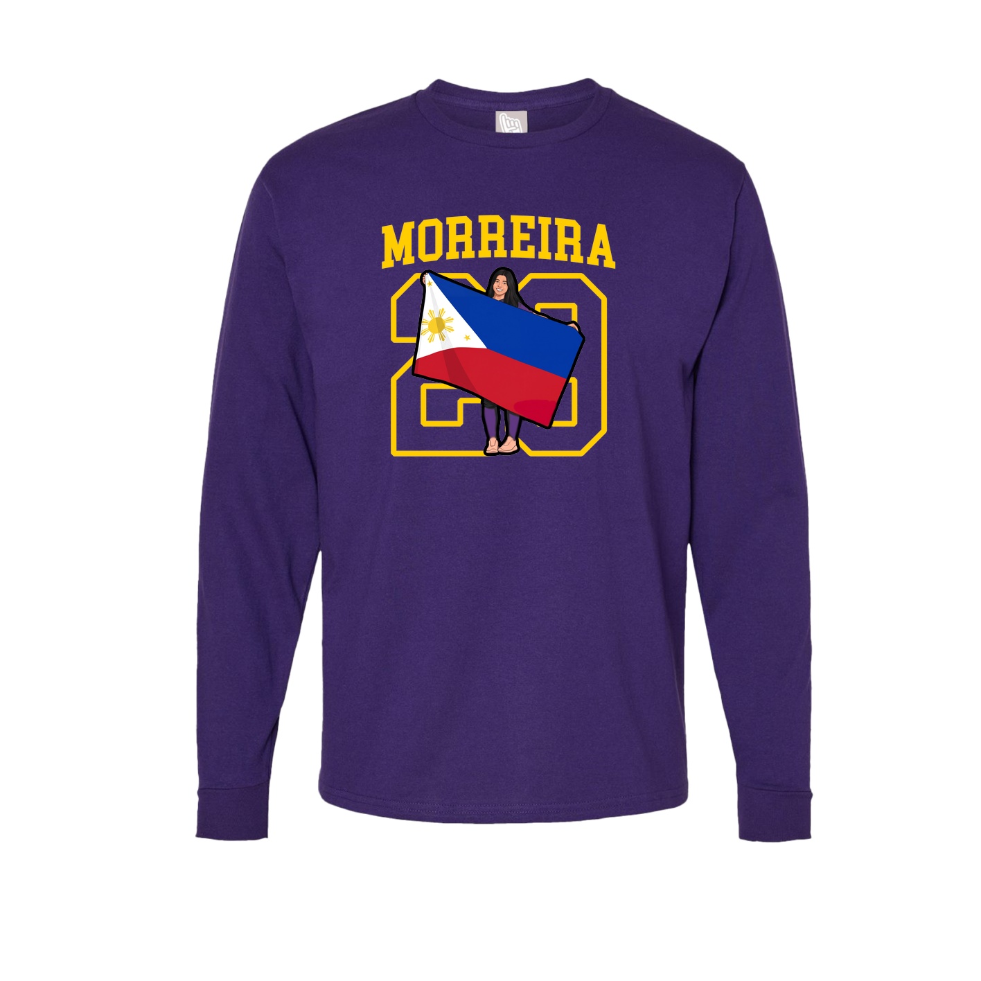 Long Sleeve Tee — Shirsey in Purple