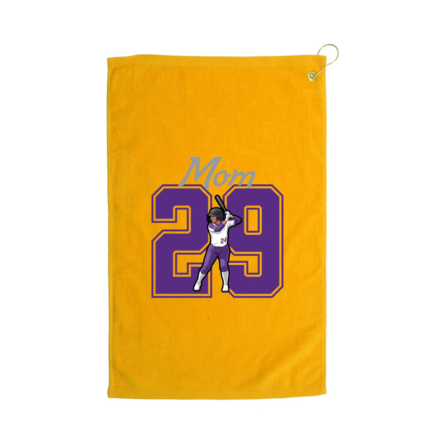 Golf Towel — Mothers Day Shirsey in Gold
