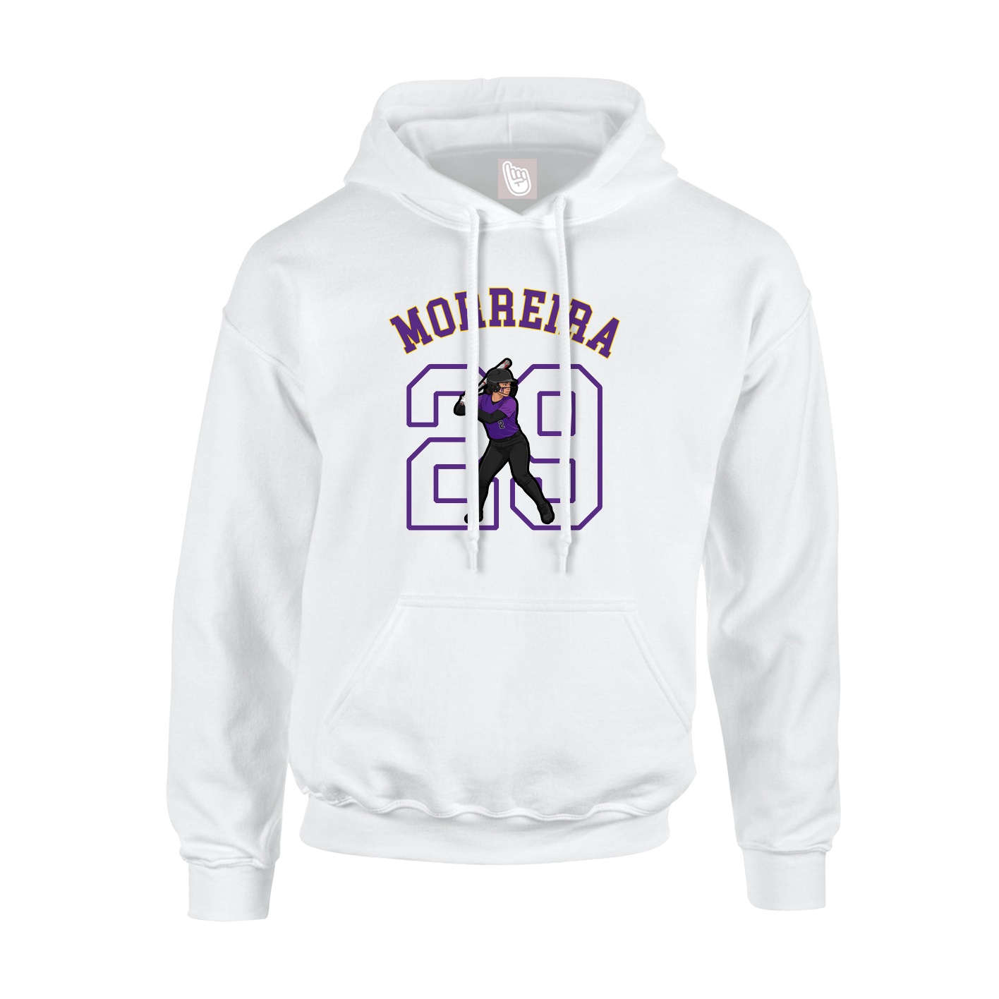 Hoodie — Shirsey Arch in White