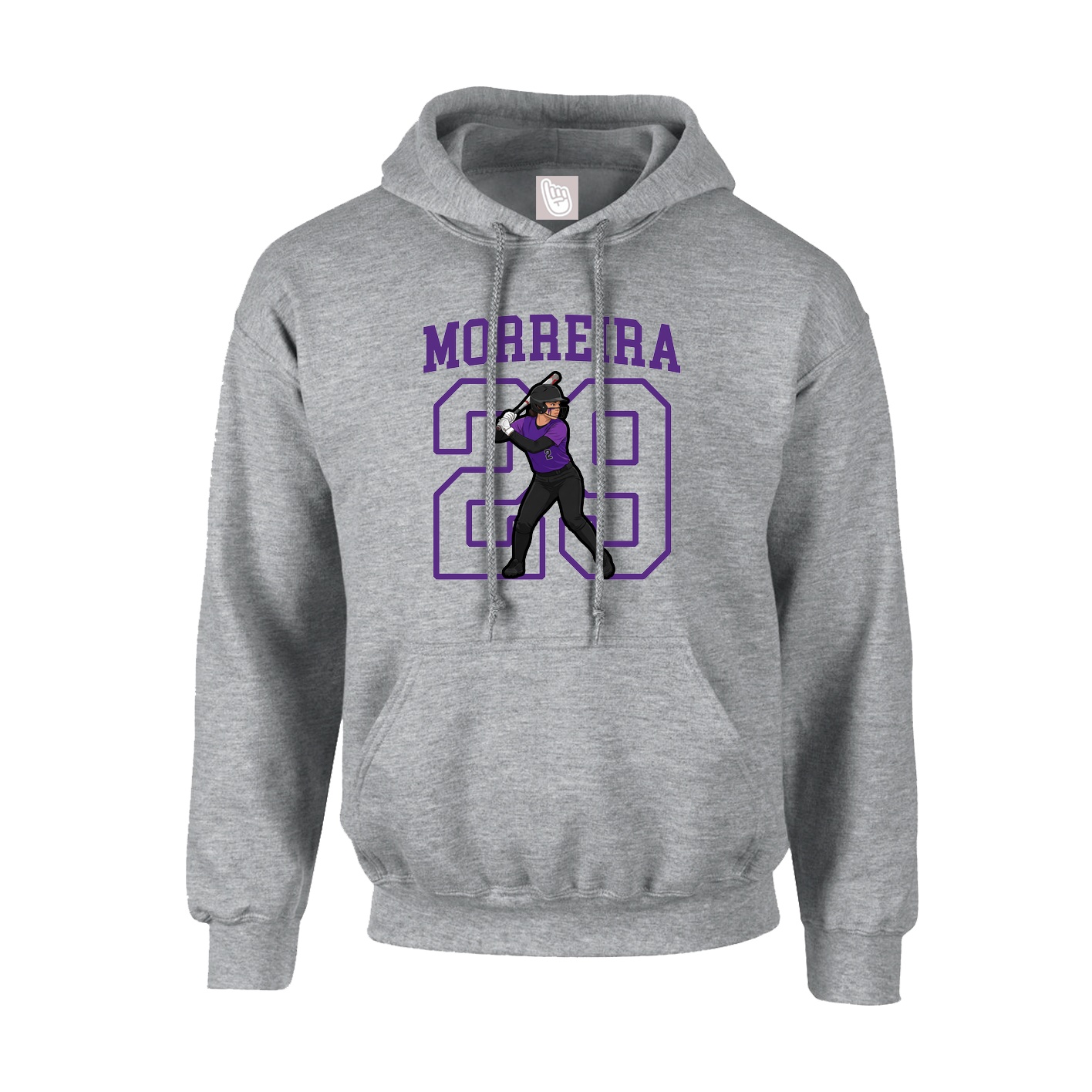 Hoodie — Shirsey in Grey