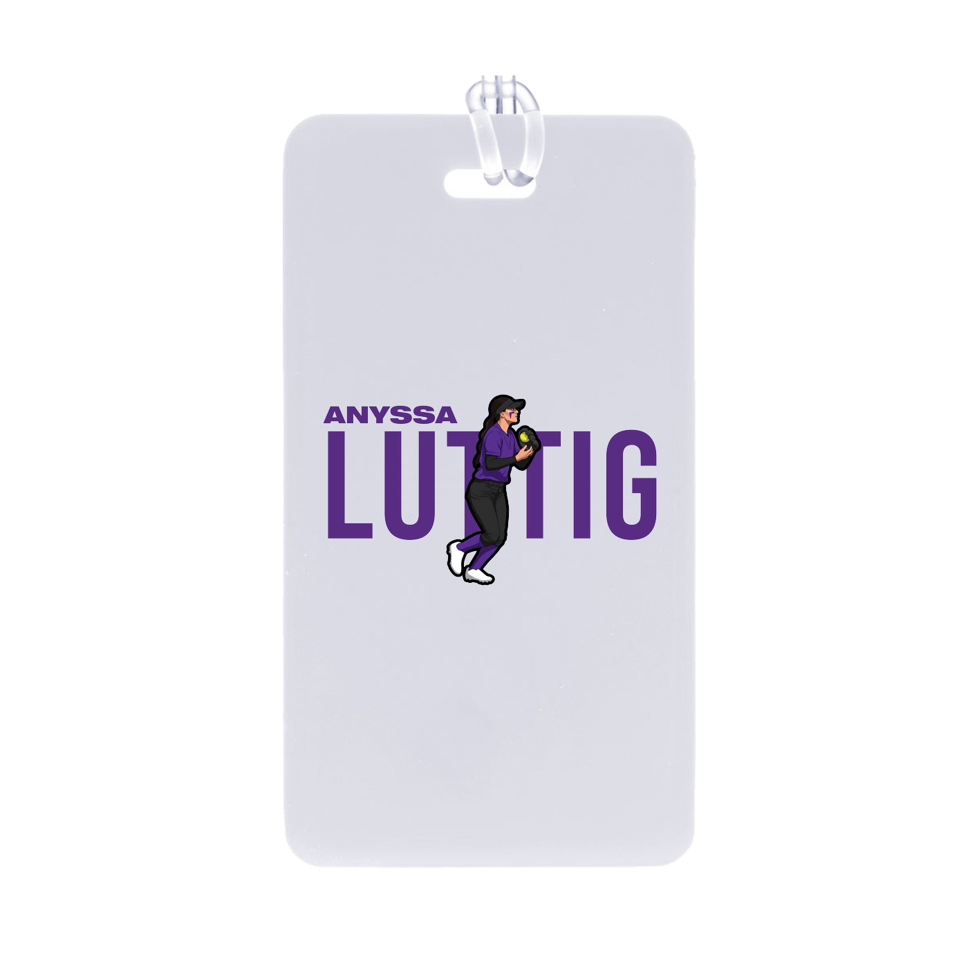 Bag Tag — Player Name in Classic