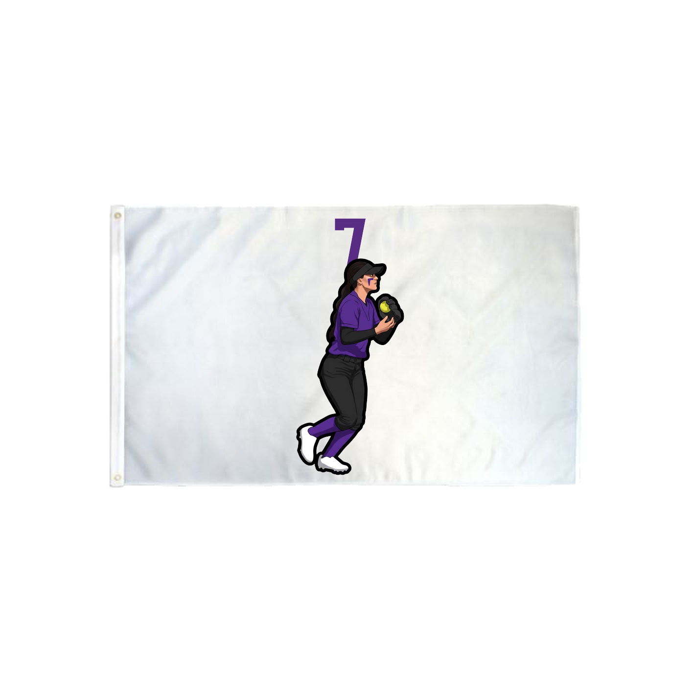 3x5 Flag — Number Top in Classic