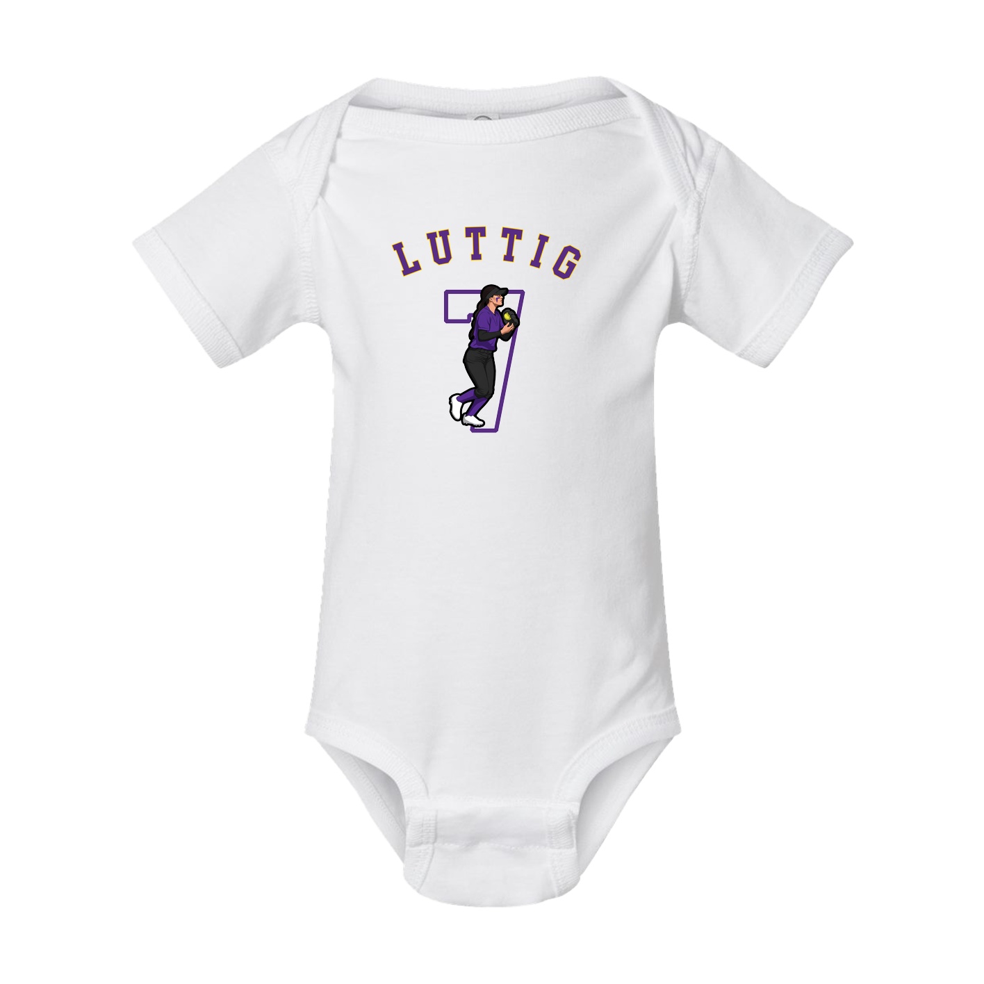 Baby Onesie — Shirsey Arch in White