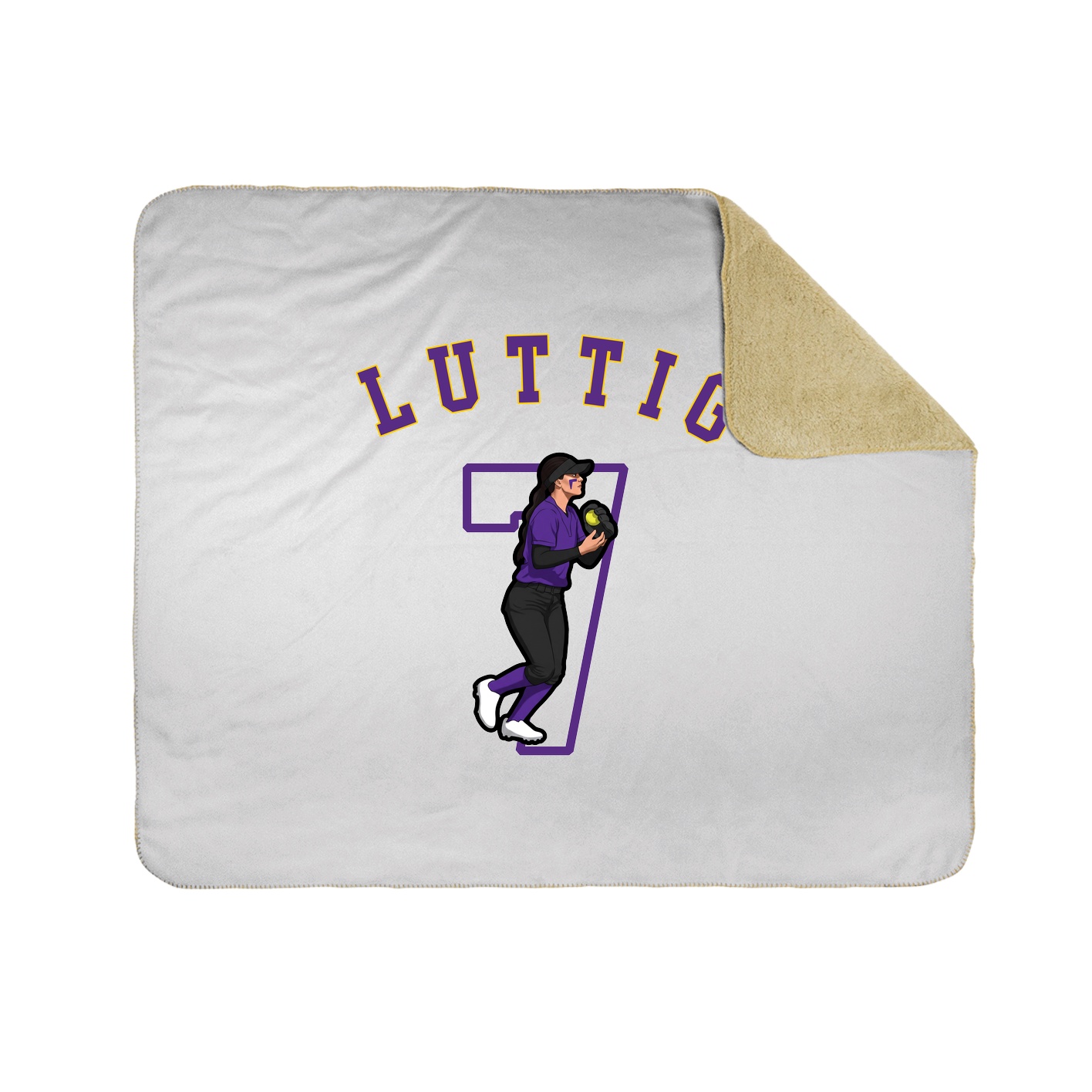 Throw Blanket — Shirsey Arch in White