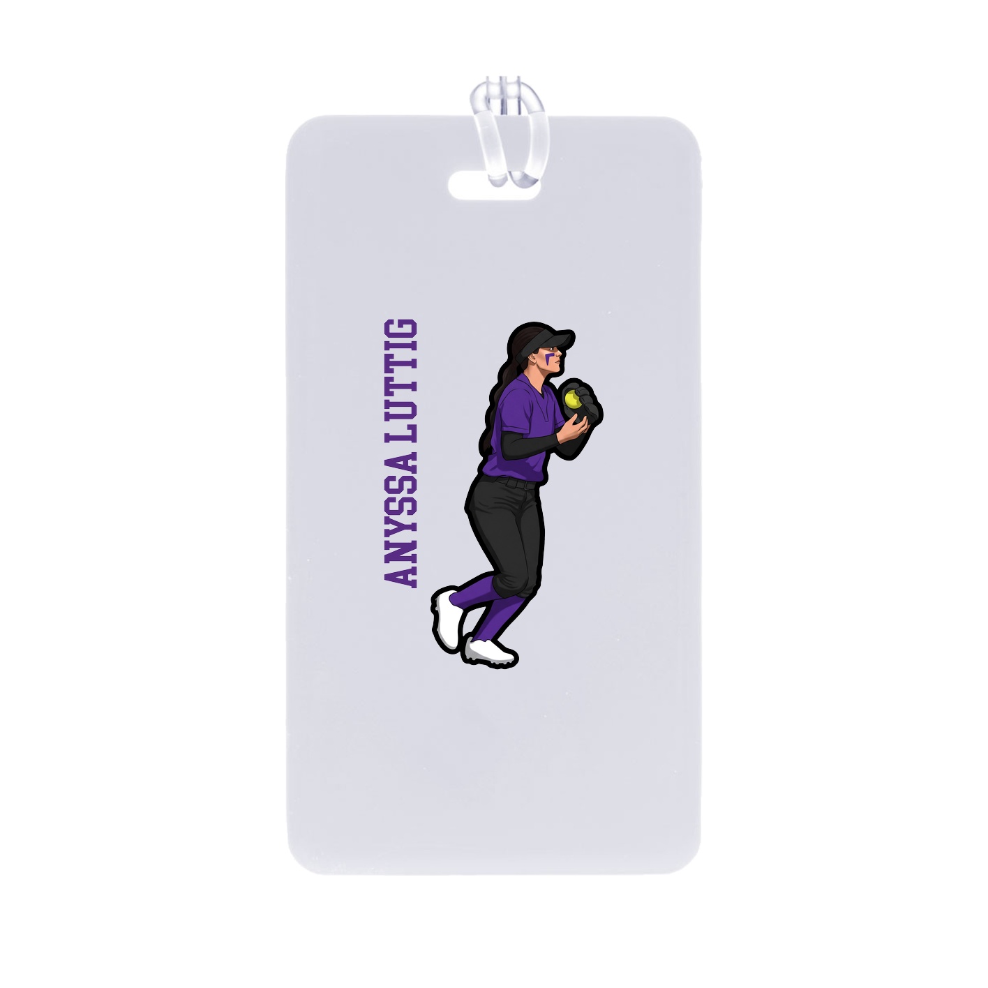 Bag Tag — Name Vertical in Classic