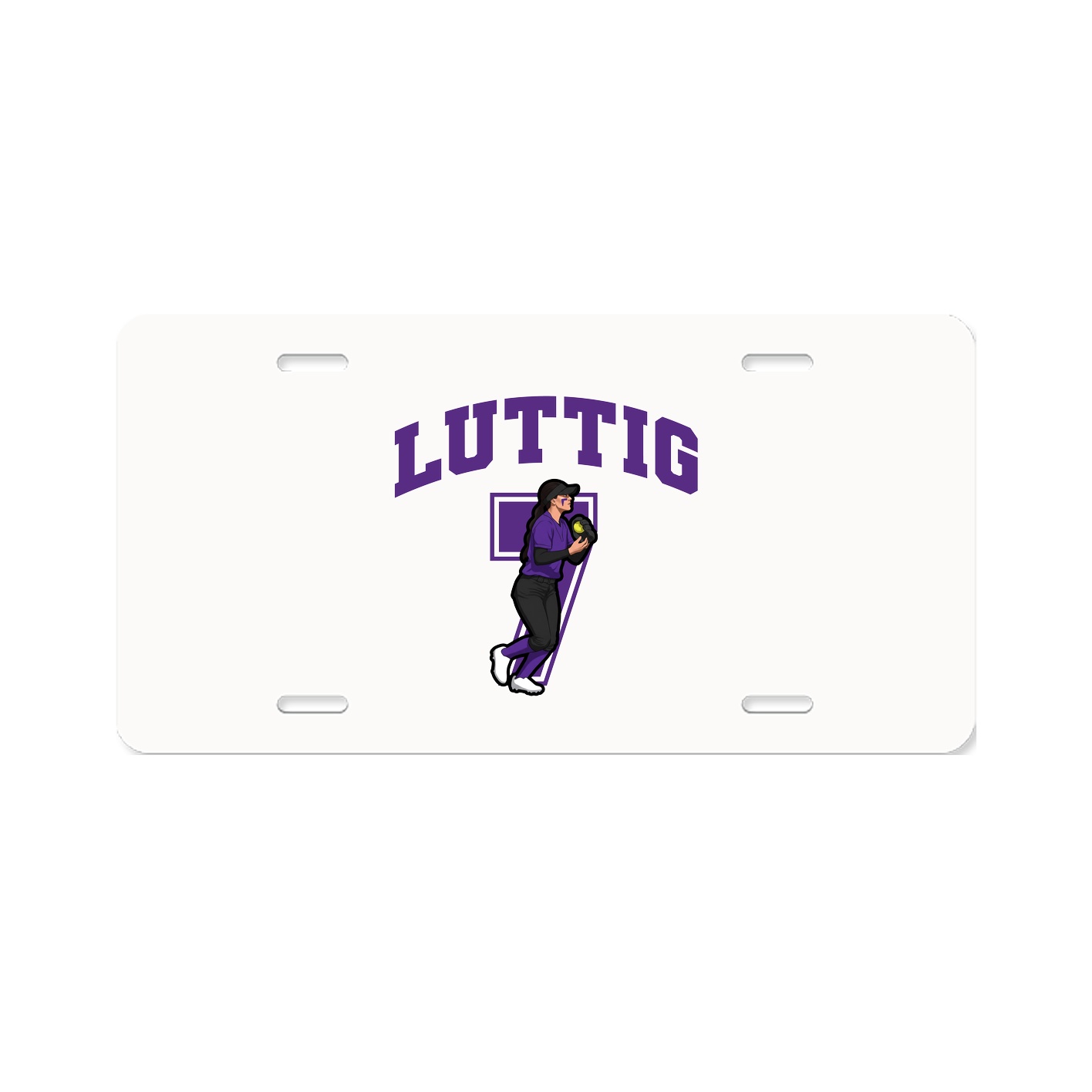 License Plate — Number in Classic