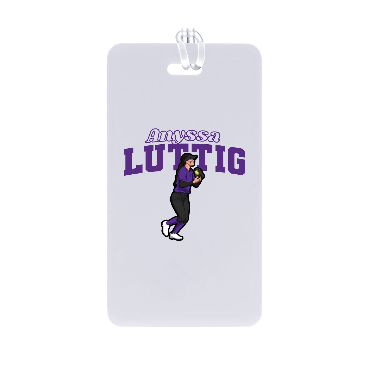 Bag Tag — Name Arch in Classic