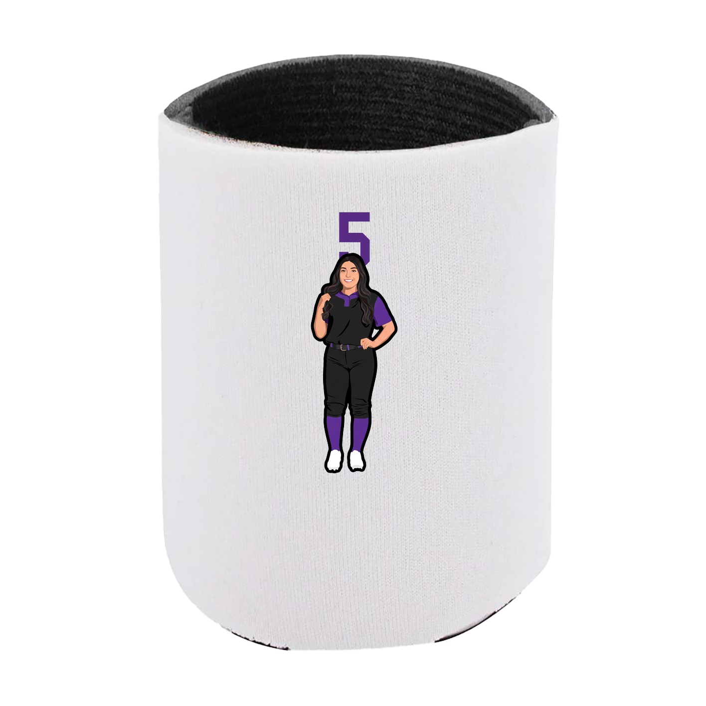 Can Holder — Number Top in White
