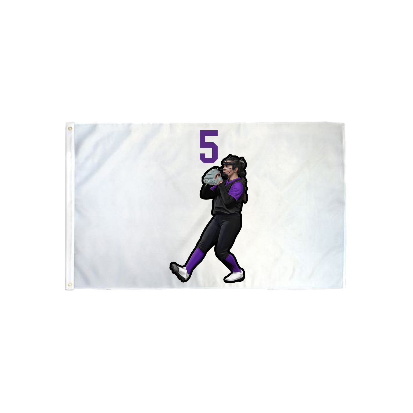 3x5 Flag — Number Top in Classic