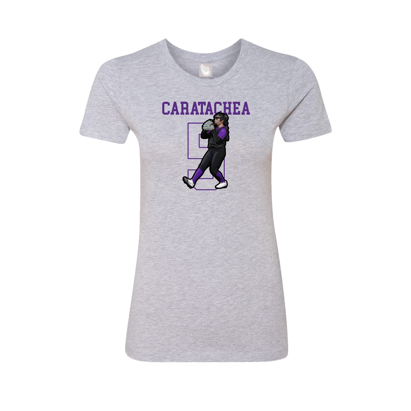 Fitted Women's Tee — Shirsey in Grey
