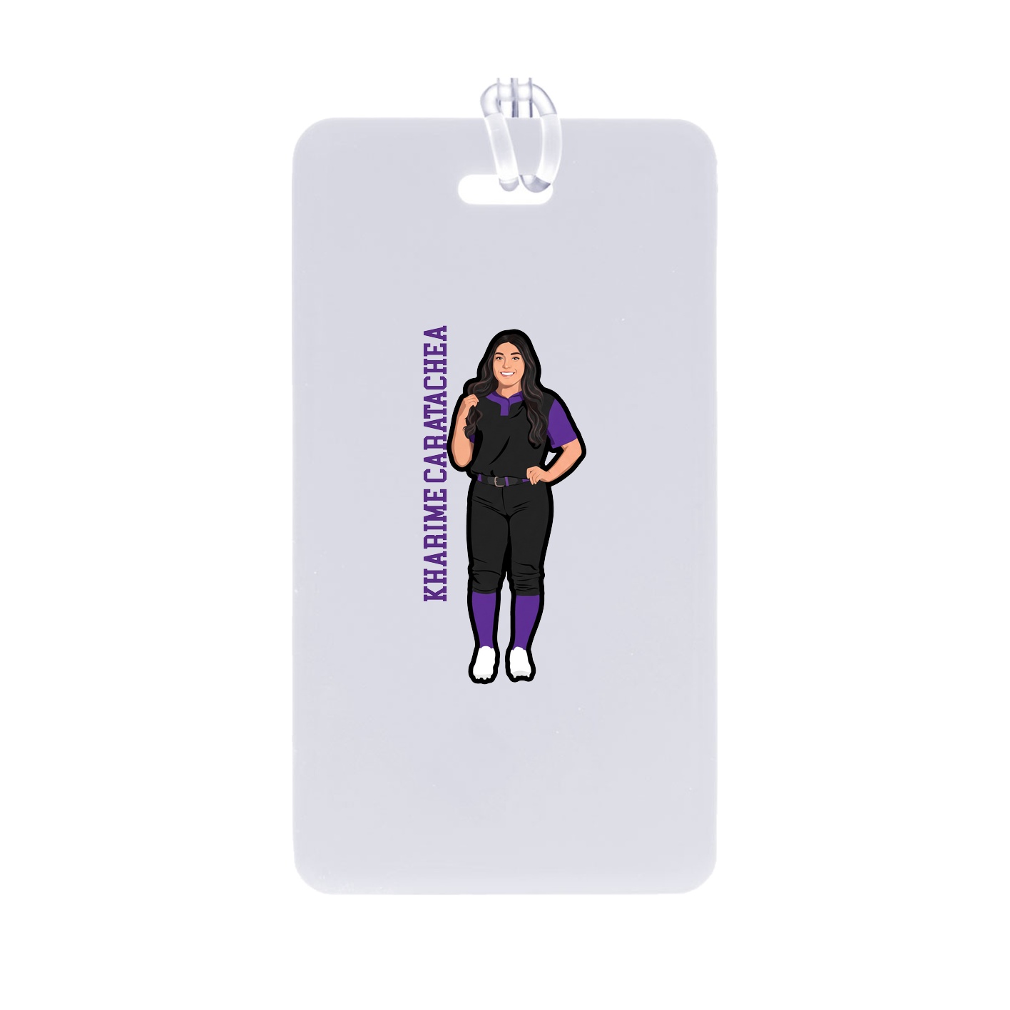 Bag Tag — Name Vertical in Classic