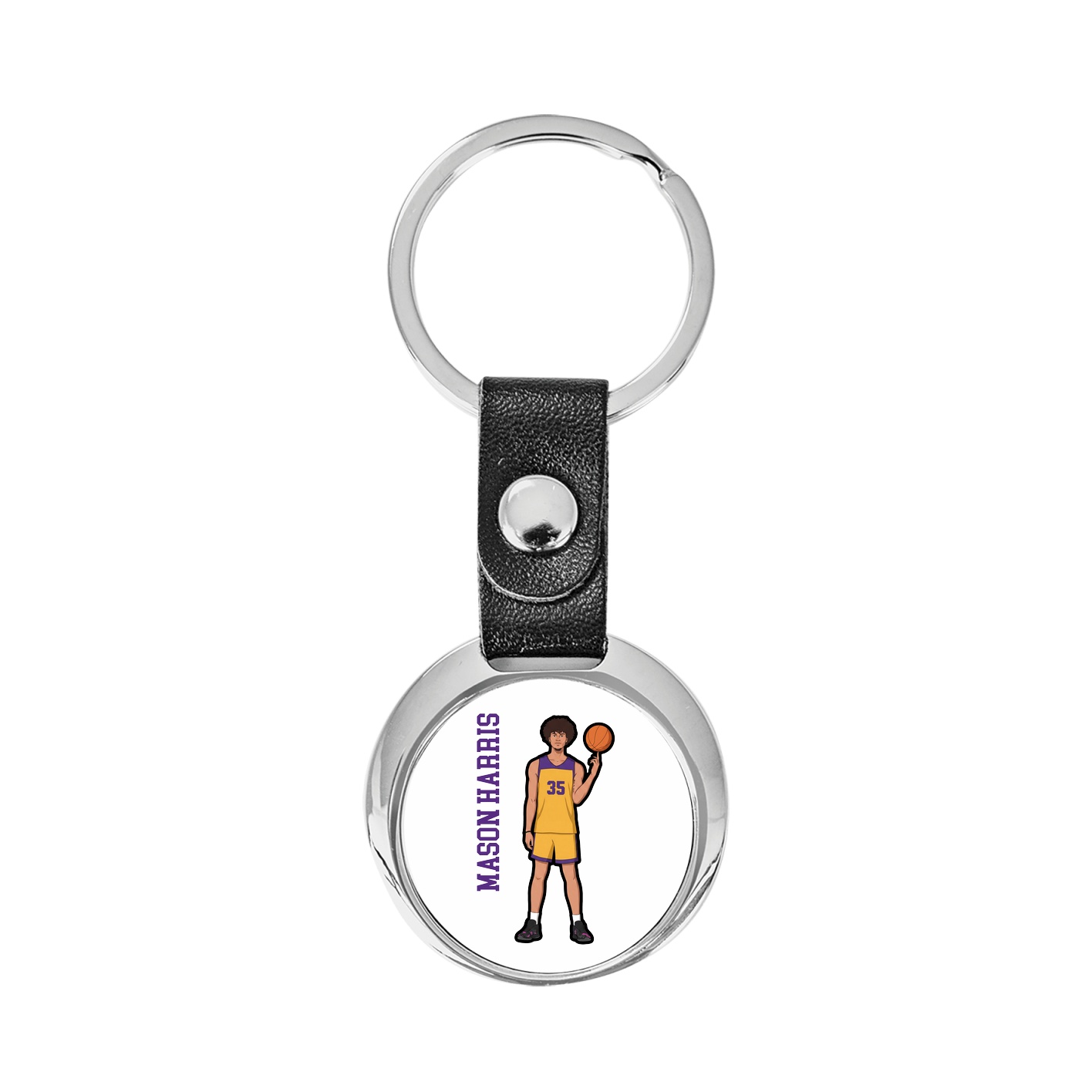Key Chain — Name Vertical in Classic
