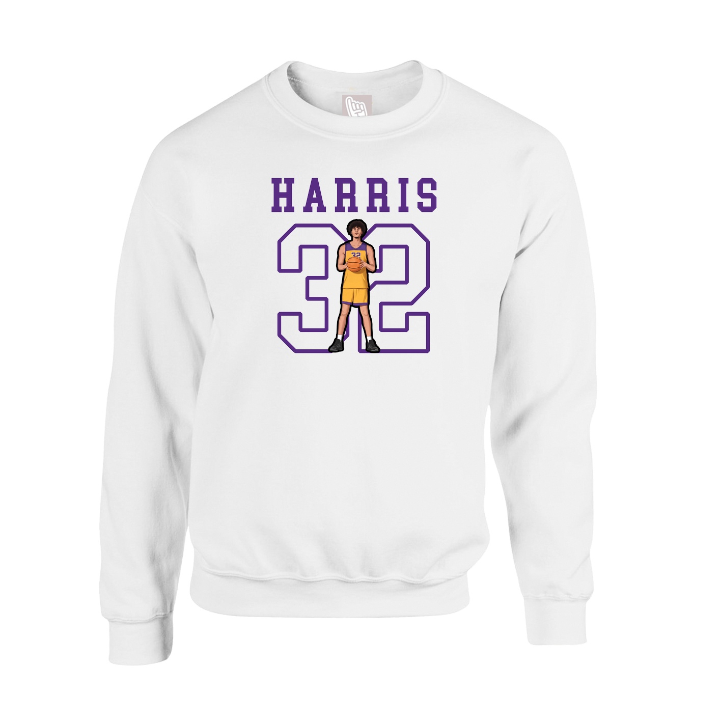 Fleece Crew — Shirsey in White
