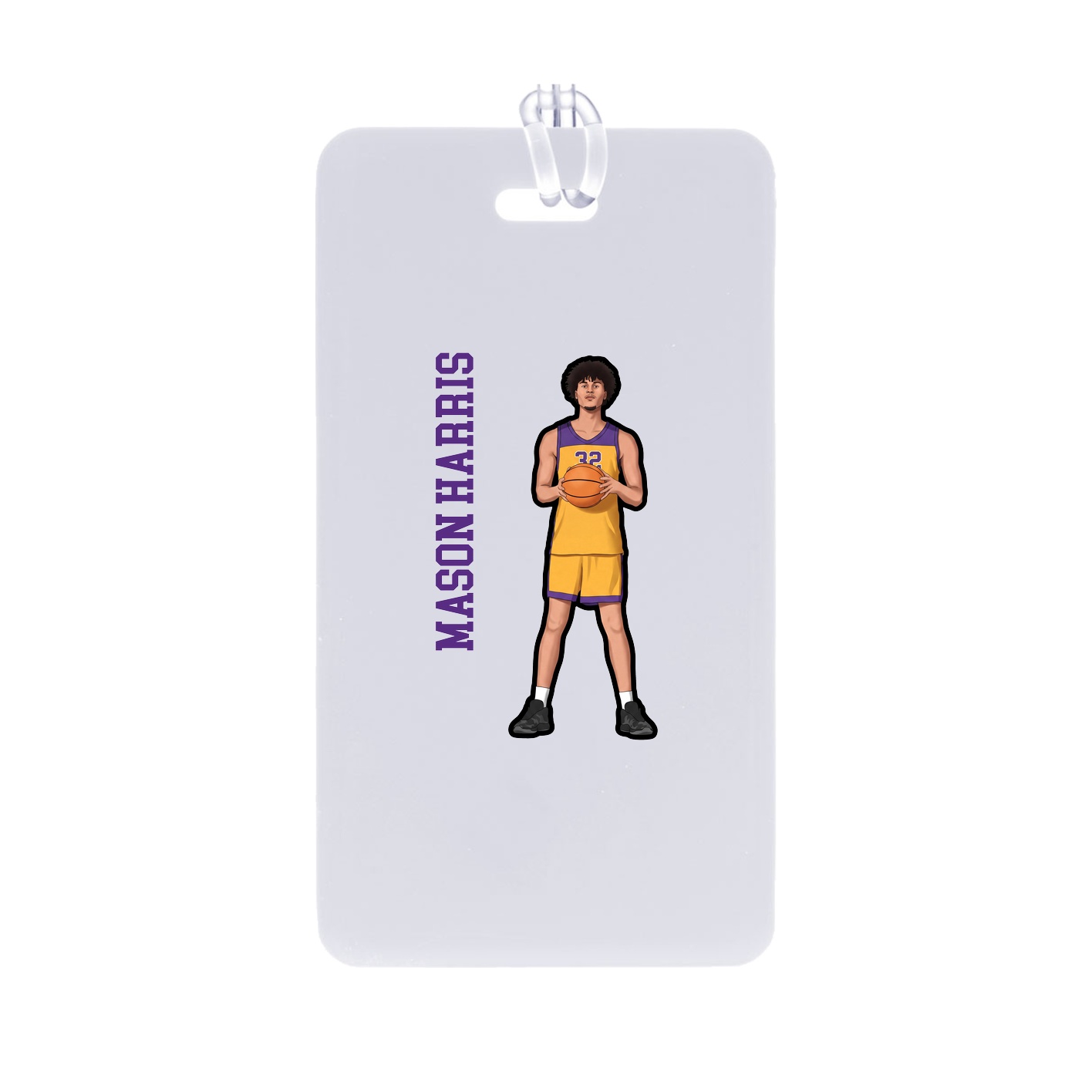 Bag Tag — Name Vertical in Classic