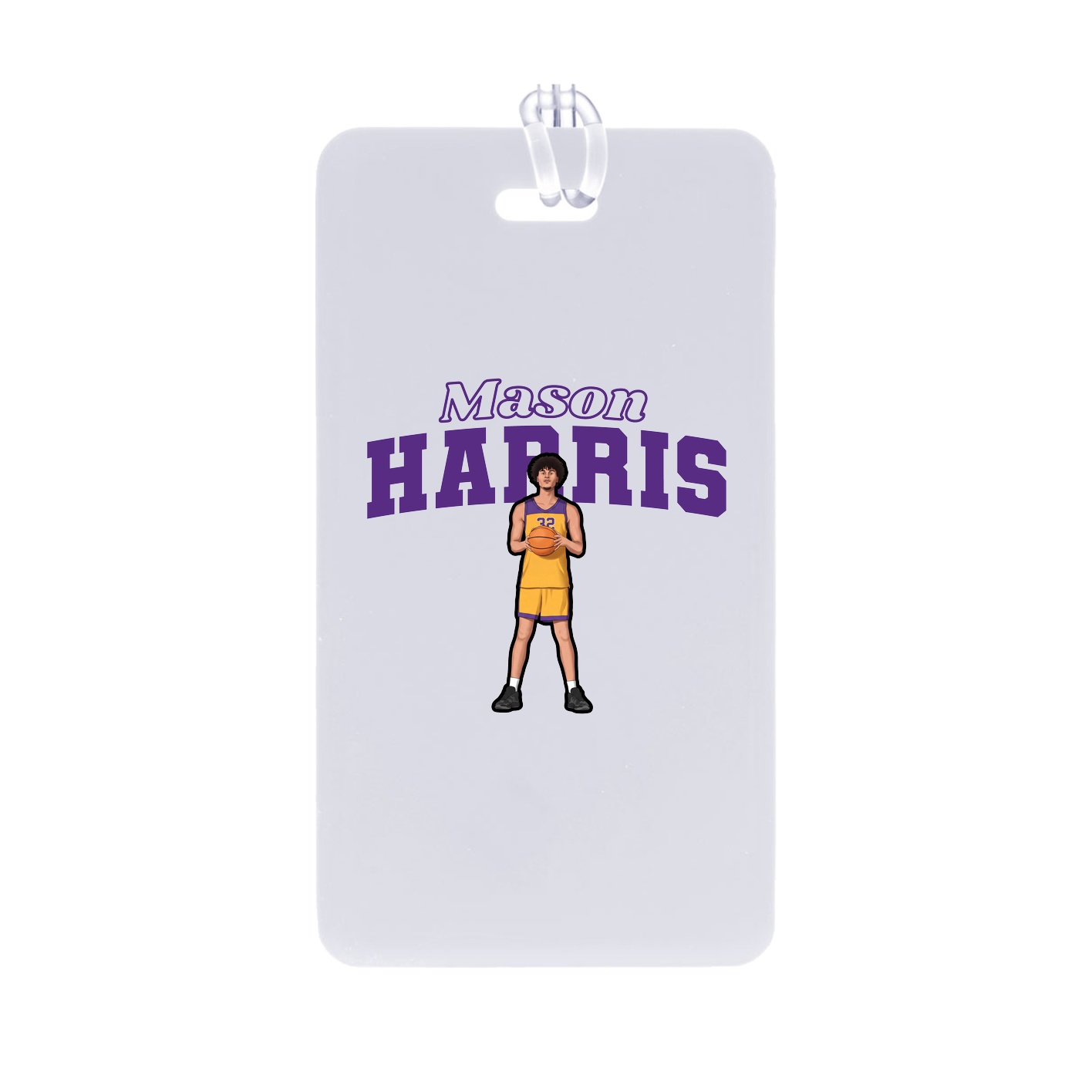 Bag Tag — Name Arch in Classic