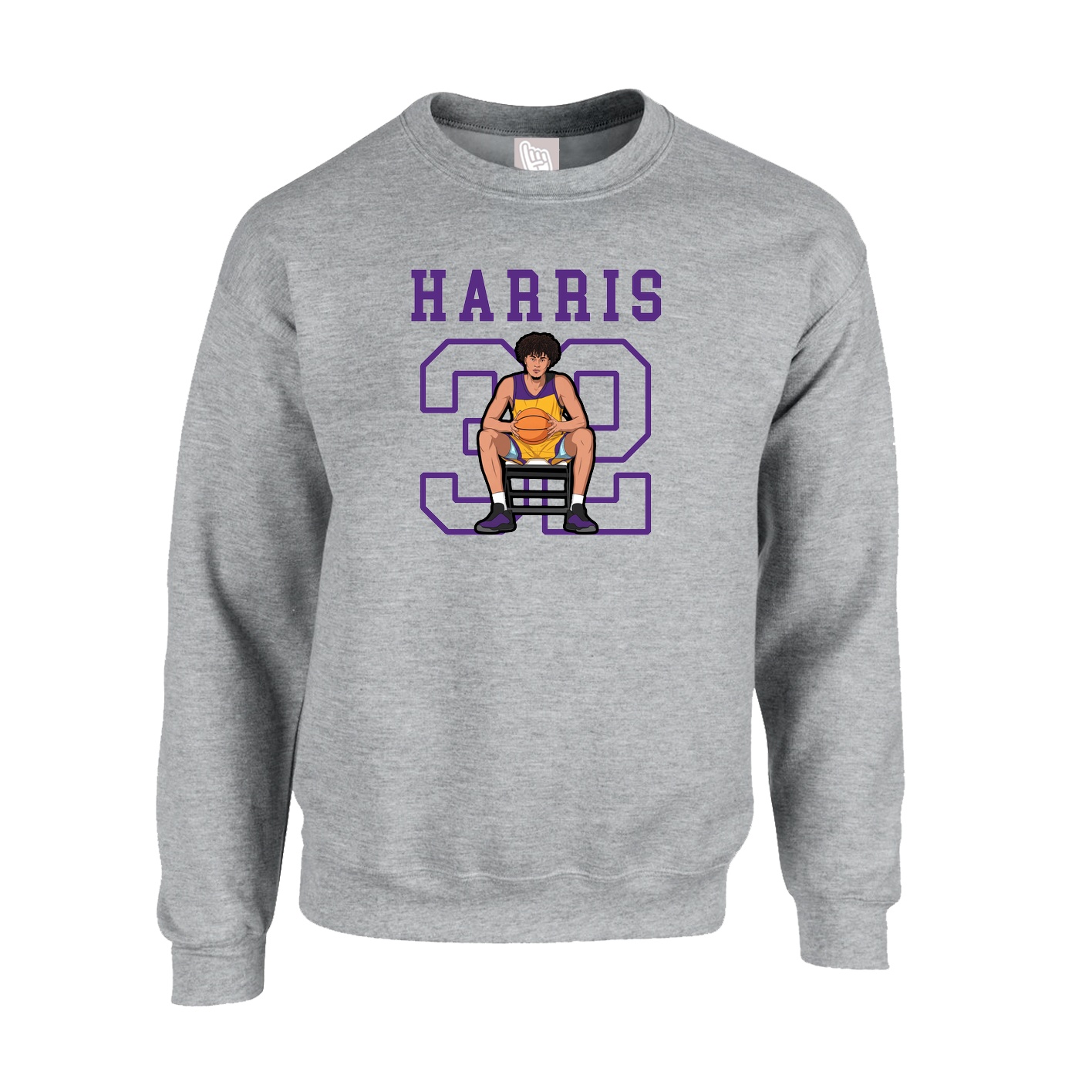 Fleece Crew — Shirsey in Grey