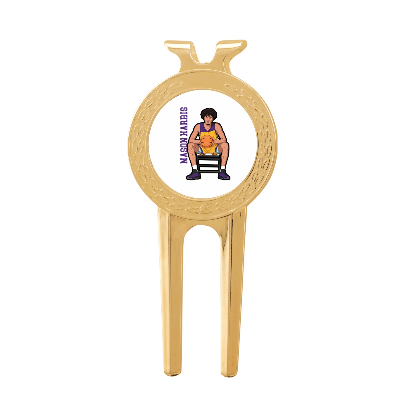 Divot Tool with Ball Marker — Name Vertical in Classic