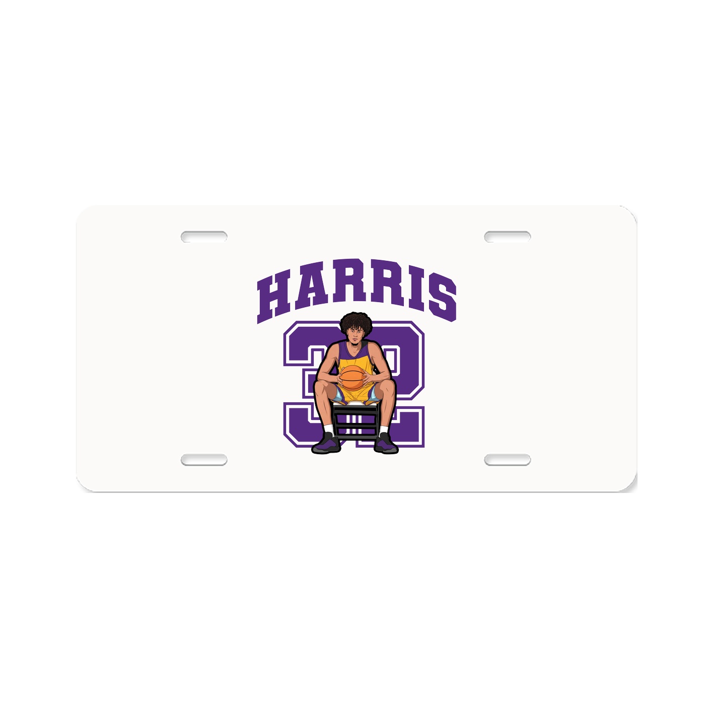 License Plate — Number in Classic