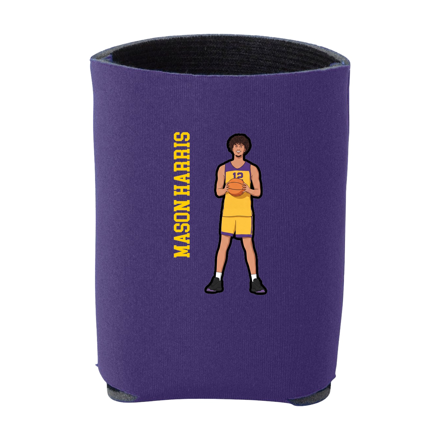 Can Holder — Name Vertical in Purple