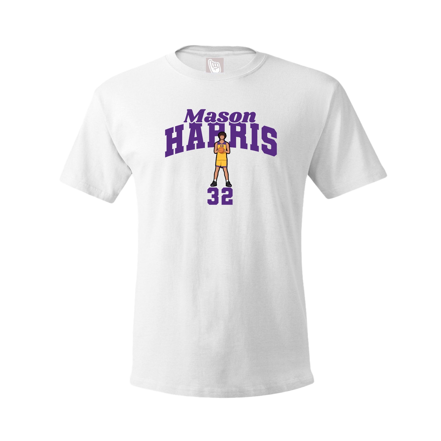 Youth Tee — Signature Arch in White