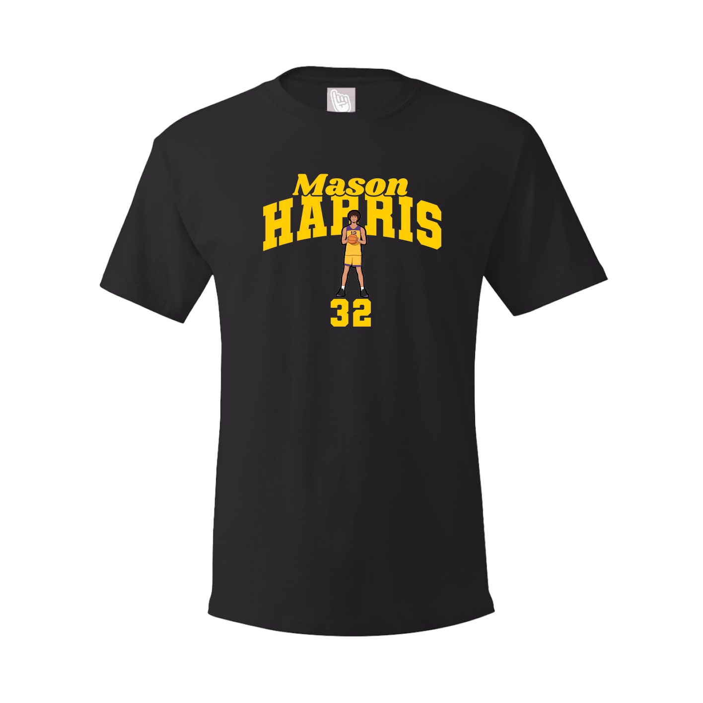 Youth Tee — Signature Arch in Black