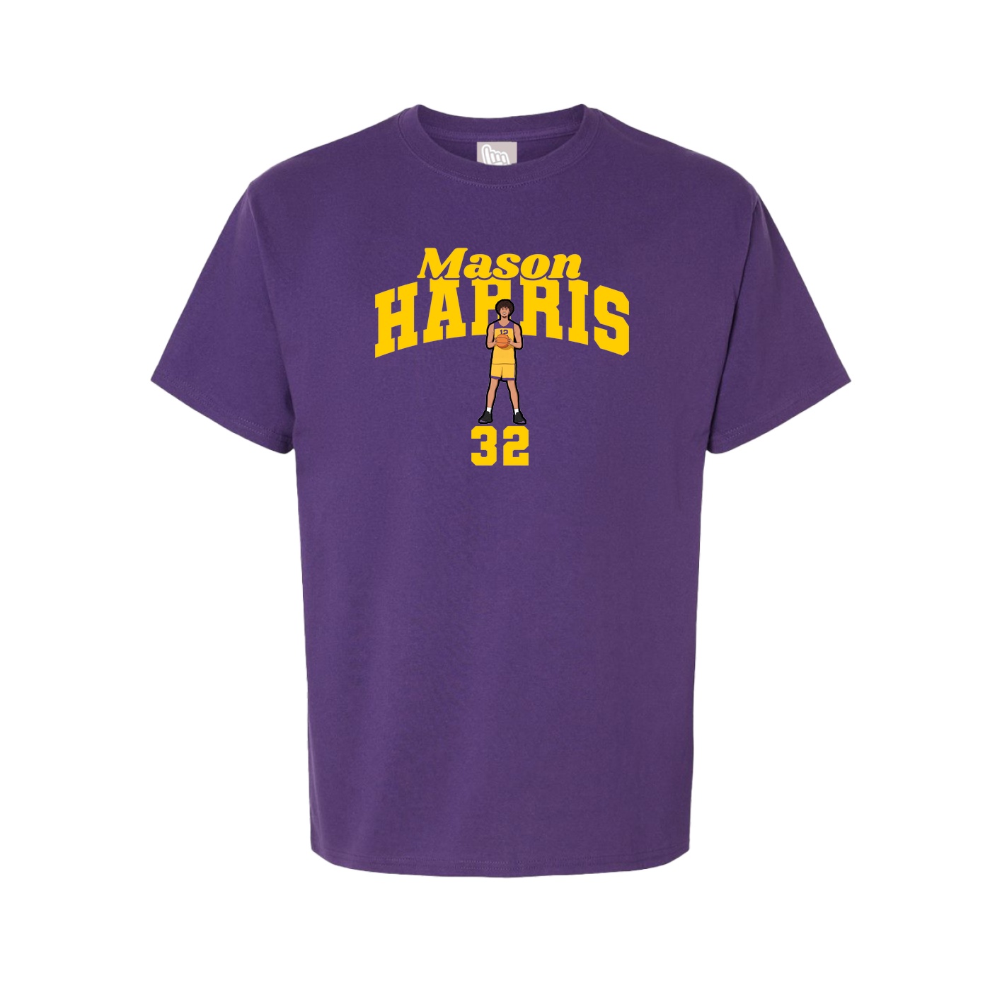 Youth Tee — Signature Arch in Purple