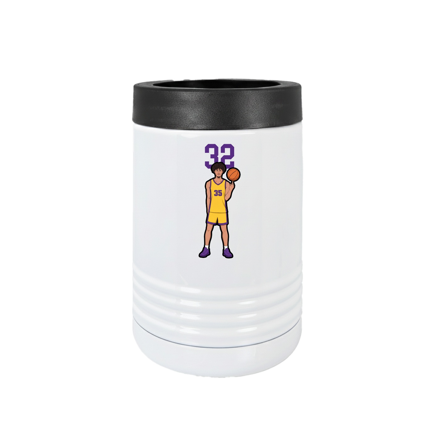 Beverage Holder — Number Top in White