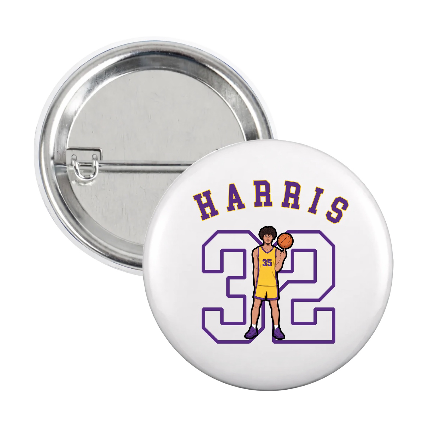 Game Day Button — Shirsey Arch in White
