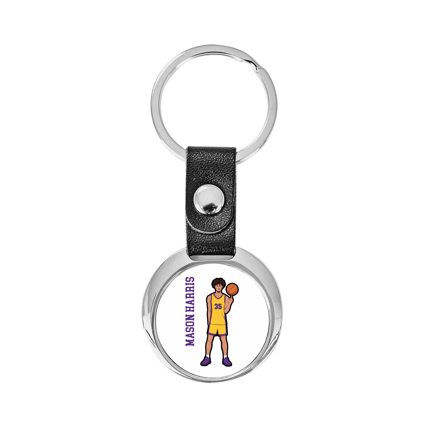 Key Chain — Name Vertical in Classic