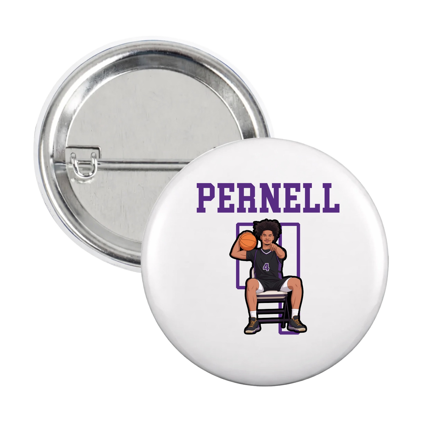 Game Day Button — Shirsey in White