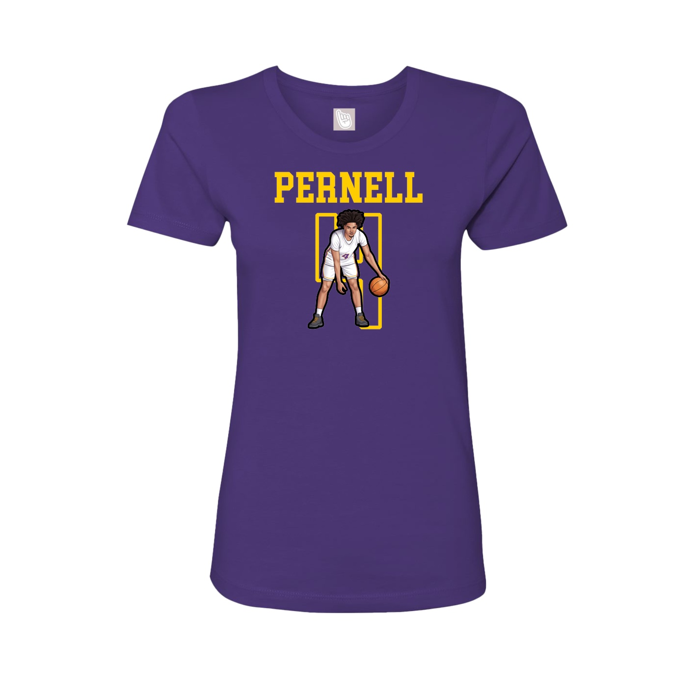 Fitted Women's Tee — Shirsey in Purple