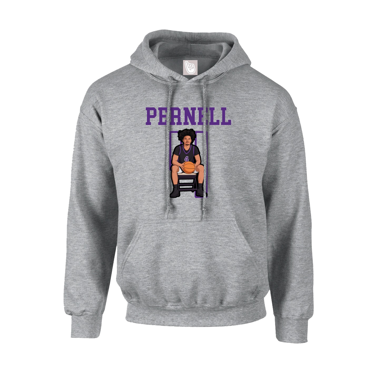 Hoodie — Shirsey in Grey