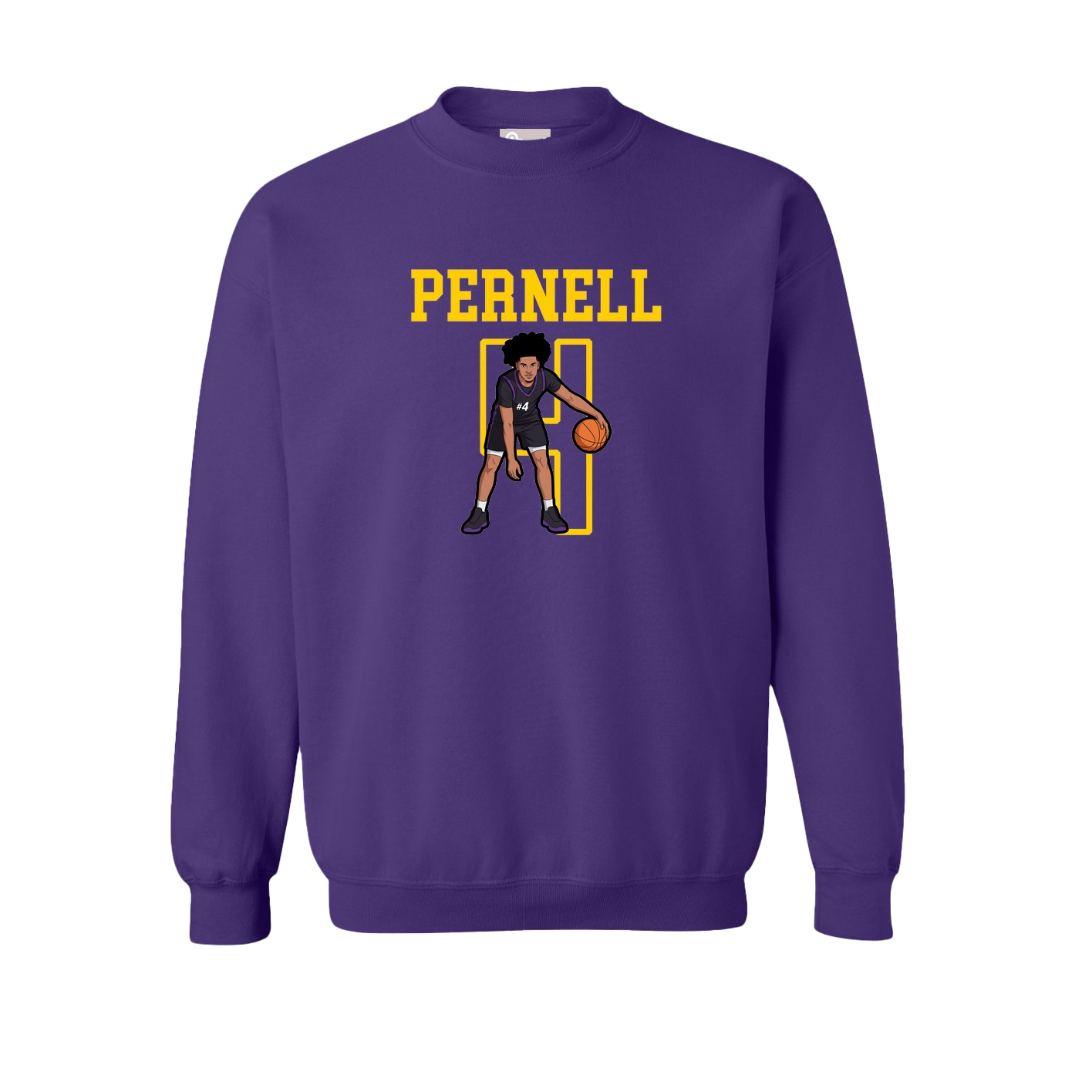 Fleece Crew — Shirsey in Purple